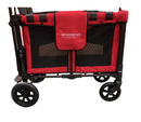 Wonderfold W2 Original Multifunctional Double Stroller Wagon - Red - Like New