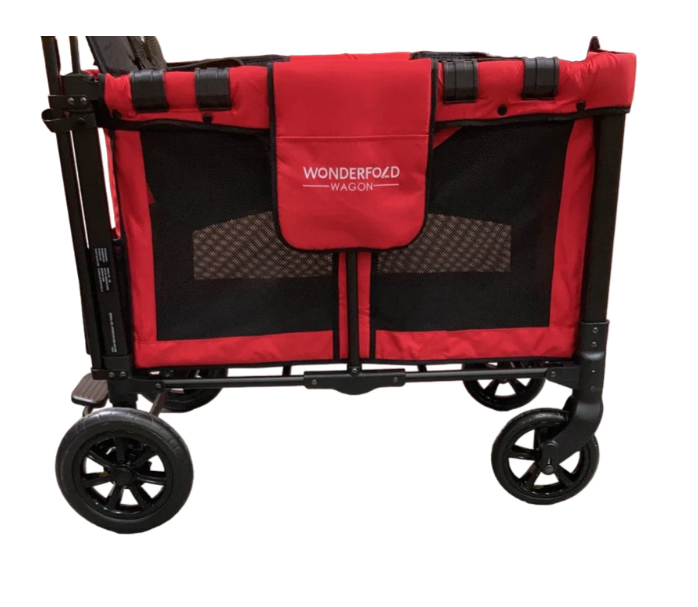 Wonderfold W2 Original Multifunctional Double Stroller Wagon - Red - Like New