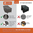 Classic Accessories Ravenna Water-Resistant 76" Patio Sofa/Loveseat Cover - Like New