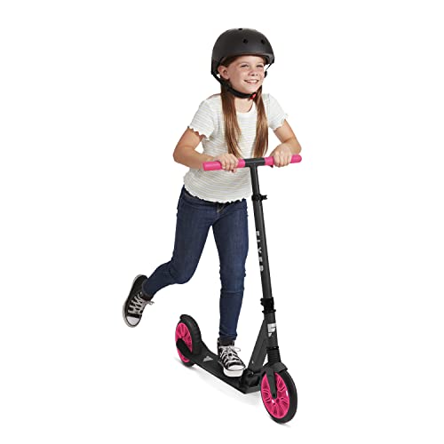 RADIO FLYER FLYER KICKSTART MAX, KICK SCOOTER, ADJUSTABLE, 220 LBS - BLACK/PINK - Like New