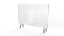 GHENT CLEAR PARTITION EXTENDER WITH ATTACHED CLAMP, 30" x 42", GHEPEC3042A - Brand New