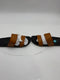 REEF CUSHION VISTA SANDALS - SIZE: WOMEN 8.5 - COGNAC/BLACK - Brand New