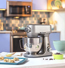 GE Tilt-Head Electric Stand Mixer | 7-Speed, 350-Watt Motor | Granite Gray - Like New