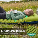 Overmont Ultralight Camping Mattress, 4.7 in Thick Inflatable Sleeping Pad - Like New