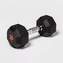 ALL IN MOTION™ HEX DUMBBELL - 20LBS - BLACK - Like New