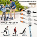 WAYPLUS KICK SCOOTER FOLDABLE LIGHTWEIGHT 8IN BIG WHEELS CMF024 - BLUE - Like New
