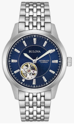 Bulova Men's Automatic Watch 96A189 - Stainless Steel Like New