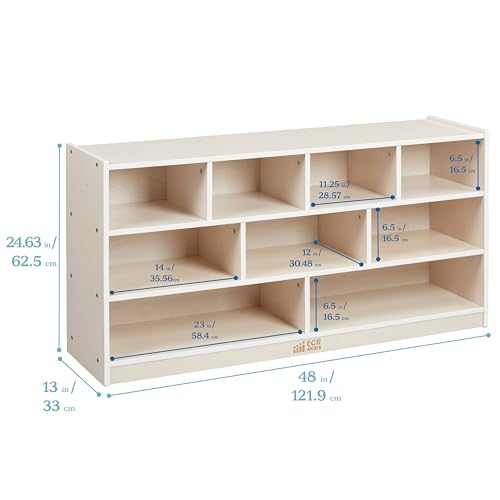 ECR4KIDS MOBILE BLOCK STORAGE CART LARGE CLASSROOM FURNITURE - Scratch & Dent