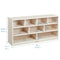 ECR4KIDS MOBILE BLOCK STORAGE CART LARGE CLASSROOM FURNITURE WHITE WASH - WASH - Like New