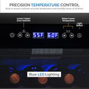 NewAir Freestanding 28 Bottle Dual Zone Compressor Wine Fridge - Stainless Steel - Like New