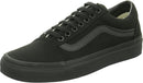 VANS OLD SKOOL UNISEX ADULTS' LOW-TOP TRAINERS, SIZE 7 - BLACK/BLACK - Like New