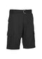 BLU ROCK MEN'S MODERN FIT COTTON FLEX STRETCH CARGO SHORTS - SIZE: 32 - BLACK - Like New