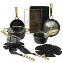 OSTER PLATINUM ABBOTTSFORD 16 PIECE ALUMINUM POTS PANS - - Scratch & Dent