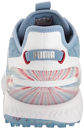 379150 PUMA GOLF MEN'S IGNITE ELEVATE SHOES WHITE/ALLURE SIZE 9M/9W - Like New