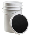 Champion Sports 6 Gallon Bucket Padded Soft Seat Lid Durable B0029VNJ7E - White - Brand New