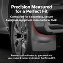 WeatherTech Custom No Drill Splash Guard MudFlaps (110109) Front Pair - Black - Brand New