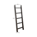 Mhiiuwu Decorative Blanket Ladder 5ft Farmhouse Wall Leaning Wooden - Black - Brand New