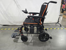 ELECTRIC WHEELCHAIR FOLDABLE ALL TERRAIN MOTORIZED WHEELCHAIRS - BLACK/ORANGE - Like New