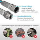 THEFITLIFE GARDEN HOSE 75FT FLEXIBLE WATER HOSE NOZZLE AND METAL FITTINGS - Brand New