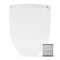 BIO BIDET SLIM TWO ELECTRIC BIDET TOILET SEAT ROUND, WARM WATER - WHITE - Brand New