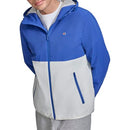 CHAMPION MEN'S PERFORMANCE WINDBREAKER RAIN JACKET HOOD XL BLUE/WHITE - Brand New