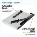 DAHLE 15E VANTAGE PAPER TRIMMER 15" CUT LENGTH 15 SHEET AUTOMATIC CLAMP - Like New