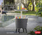 KETER MODERN COOL BAR OUTDOOR PATIO FURNITURE AND HOT TUB SIDE TABLE - DARK GRAY Like New