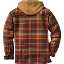 LEGENDARY WHITETAILS MEN'S MAPLEWOOD HOODED SHIRT JACKET XLT - MAPLEWOOD PLAID - Like New