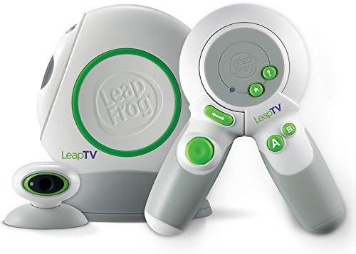 LeapFrog LeapTV Educational Gaming System - GREEN/WHITE Like New
