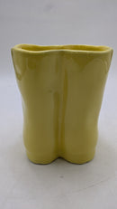 RAE DUNN BY MAGENTA IN THE GARDEN Rain Boots Planter - 6"L x 6"W x 7"H, Yellow - Brand New