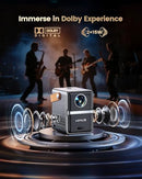 WIMIUS SMART MINI PROJECTOR WIFI BLUETOOTH COMPATIBLE NETFLIX P61 PRO - BLACK - Like New
