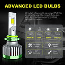 ASLONG 240W 28800LM 9005/HB3 High Beam 9006/HB4 Low Beam Headlight Bulbs 4 Pack - Like New