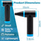 FABMA NA001 150000 RPM AIR DUSTER COMPUTER KEYBOARD JET DRY MINI BLOWER - BLUE - Like New