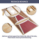 Sorulley Solid Wood Premium Cornhole Set, 3' x 2' Corn Hole Set with 8 Bean Bags - Brand New