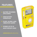 HONEYWELL BW TECHNOLOGIES/HONEYWELL ANALYTICS BWC2-H BW CLIP H2S - YELLOW - Like New