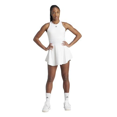 IW8811 ADIDAS WOMEN'S TENNIS HEAT.RDY Y-DRESS - SIZE LARGE - WHITE - Brand New