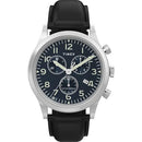 Timex Men's Waterbury Traditional 41mm Watch Black/Dark Blue - Like New