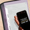 FIVE STAR EXPANDING FILE STUDY APP 7-POCKET ACCORDION ZIP 350099G-ECM - Purple - Like New