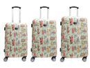 ADRIENNE VITTADINI 3-PIECE ROLLER LUGGAGE SET NWT - BLUE - Like New