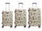 ADRIENNE VITTADINI 3-PIECE ROLLER LUGGAGE SET NWT - BLUE - Scratch & Dent