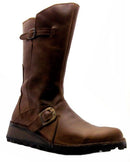 FLY London Women's Mes Engineer Boot Camel Rug 40 EU/9 - 9.5 M US - Brand New