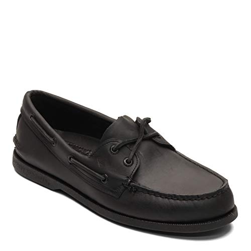 SPERRY MEN'S AUTHENTIC ORIGINAL 2-EYE SIZE: MEN 11.5 BLACK - Like New