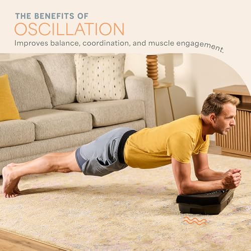 LIFEPRO VIBRATION PLATE EXERCISE MACHINE MAGNETIC ACUPOINTS LP-HXPLT - BLACK - Like New