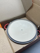 LE CREUSET ENAMELED CAST IRON SIGNATURE ROUND DUTCH OVEN, 3.5 QT - CERISE - Like New