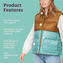 MARMOT WOMEN'S GUIDES DOWN VEST SIZE LARGE HAZEL/BLUE AGAVE - Brand New