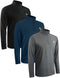 3 Pack Quarter Zip Pullover Men Long Sleeve Sweatshirts Running Athletic Golf - Like New