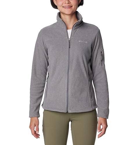 Columbia Women's Fast Trek II Jacket City Grey Heather/City Grey XL - Brand New