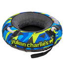 Yukon Charlie's Inflatable Snow Tube 46” – Heavy-Duty Snow Sled, Camo - Like New
