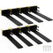 ISOKER 12 INCH SHELF BRACKETS, 8 PACK FLOATING SHELF BRACKET, 1/5” THICK - Like New