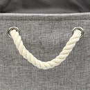 CASAPHORIA FABRIC STORAGE BASKET CONTAINERS BEDROOM DECOR YD2021024 - GRAY - Like New